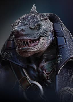 Bust: Sharkzilla from the cursed pirates 3d model