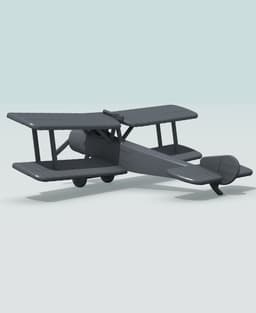 1:144 Sopwith 1B1 (1½ Strutter) 3d model