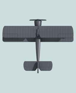 1:144 Sopwith 1B1 (1½ Strutter) 3d model