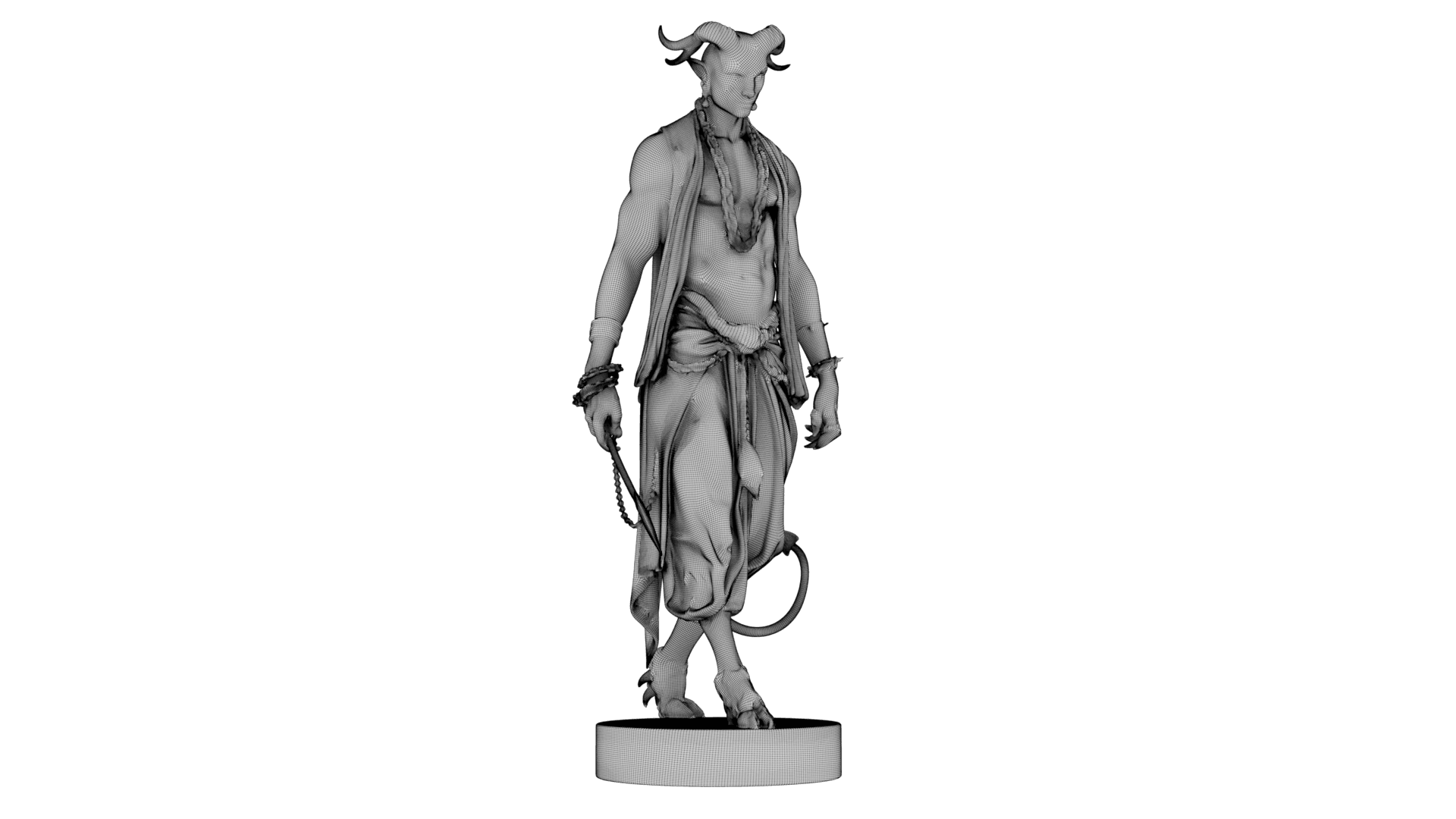 Emperor of Shadows Sculpture 3d model