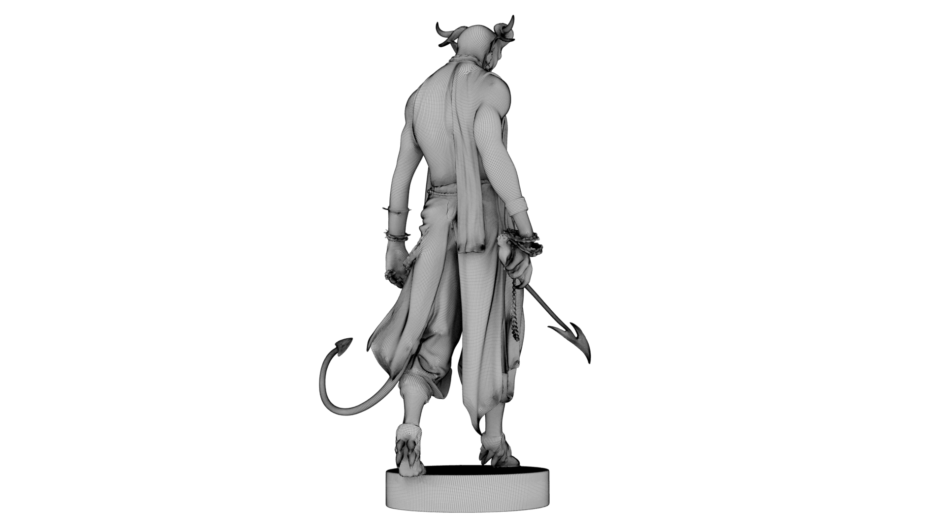 Emperor of Shadows Sculpture 3d model