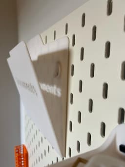Windows Folder-Style Document Holder for IKEA Skådis Pegboard 3d model
