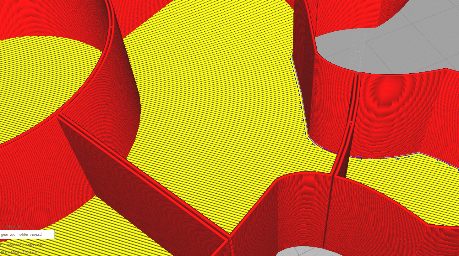 Vase mode gear tool holder 3d model
