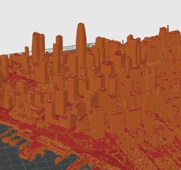 San Francisco, CA - L & XL 3d model