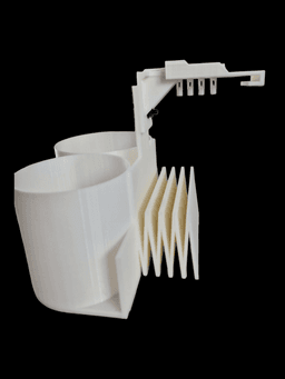 Car cup holder (no supports) 3d model