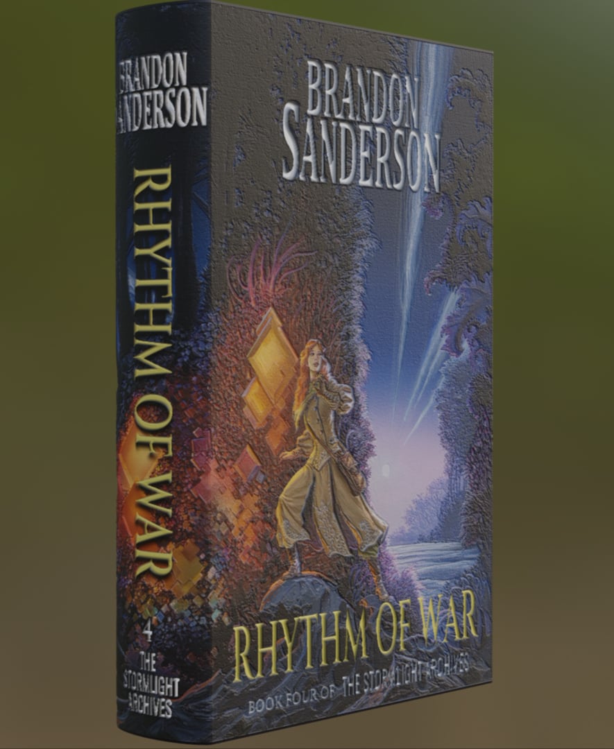 Rhythm of War - Book Litho 3d model