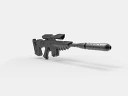Ghost C10 Rifle 3d model