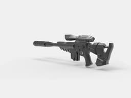 Ghost C10 Rifle 3d model