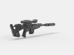 Ghost C10 Rifle 3d model