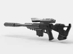 Ghost C10 Rifle 3d model