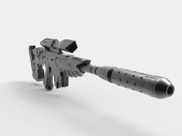 Ghost C10 Rifle 3d model