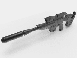 Ghost C10 Rifle 3d model