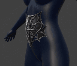 Arcane Lattice Belly Plate 3d model