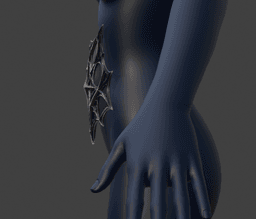 Arcane Lattice Belly Plate 3d model