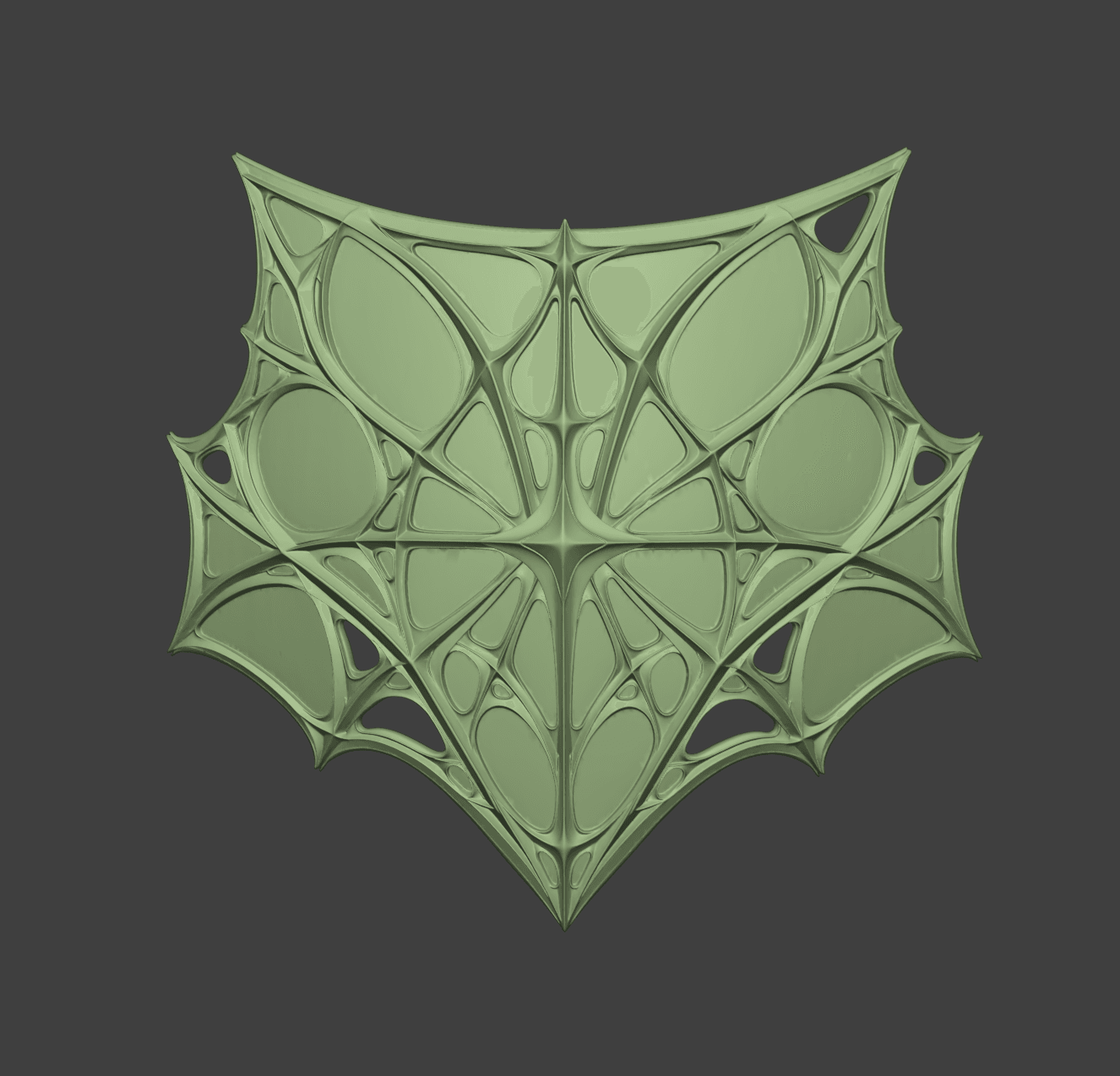 Arcane Lattice Belly Plate 3d model