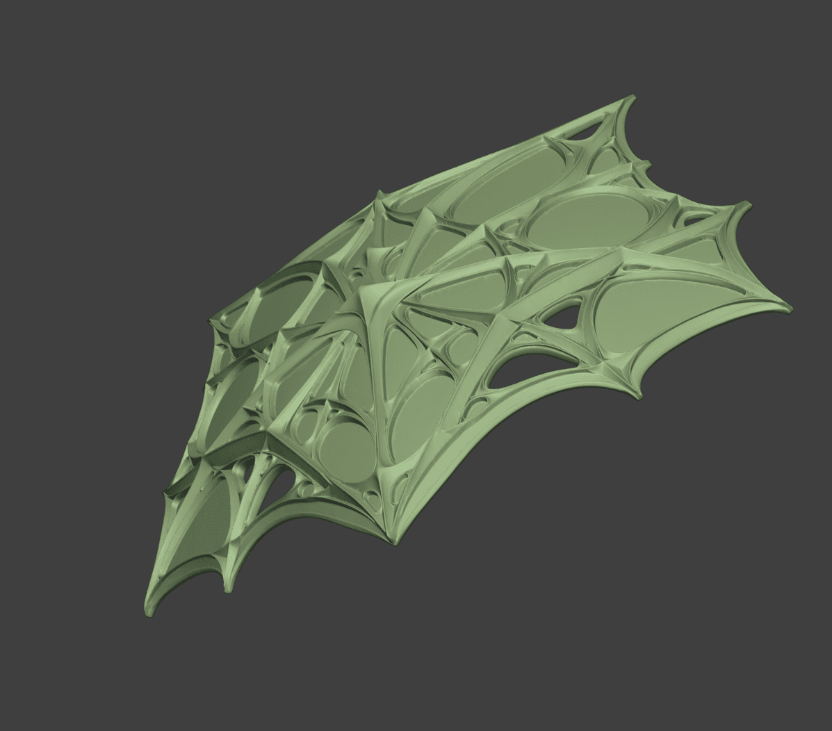 Arcane Lattice Belly Plate 3d model