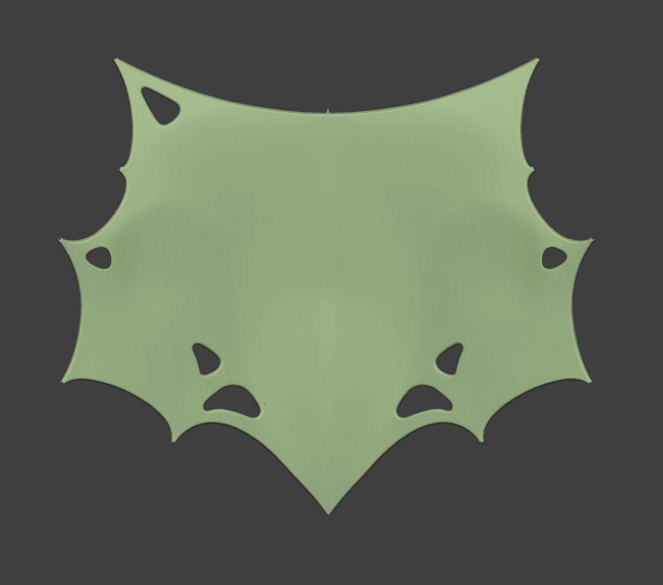 Arcane Lattice Belly Plate 3d model