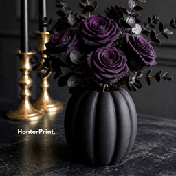 Pumpkin Vase STL | Modern Fall Vase for 3D Printing | Autumn Home Decor | Halloween Pumpkin Vase 3d model