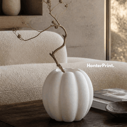 Pumpkin Vase STL | Modern Fall Vase for 3D Printing | Autumn Home Decor | Halloween Pumpkin Vase 3d model