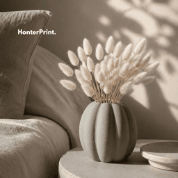 Pumpkin Vase STL | Modern Fall Vase for 3D Printing | Autumn Home Decor | Halloween Pumpkin Vase 3d model