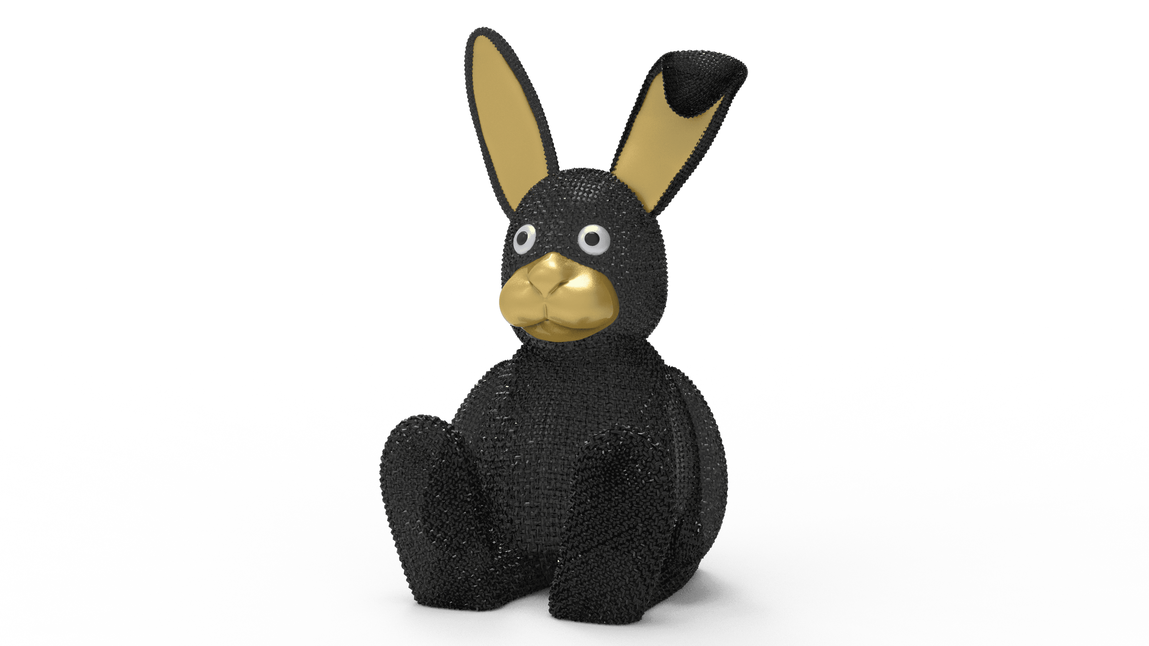 Knitted Bunny 3d model