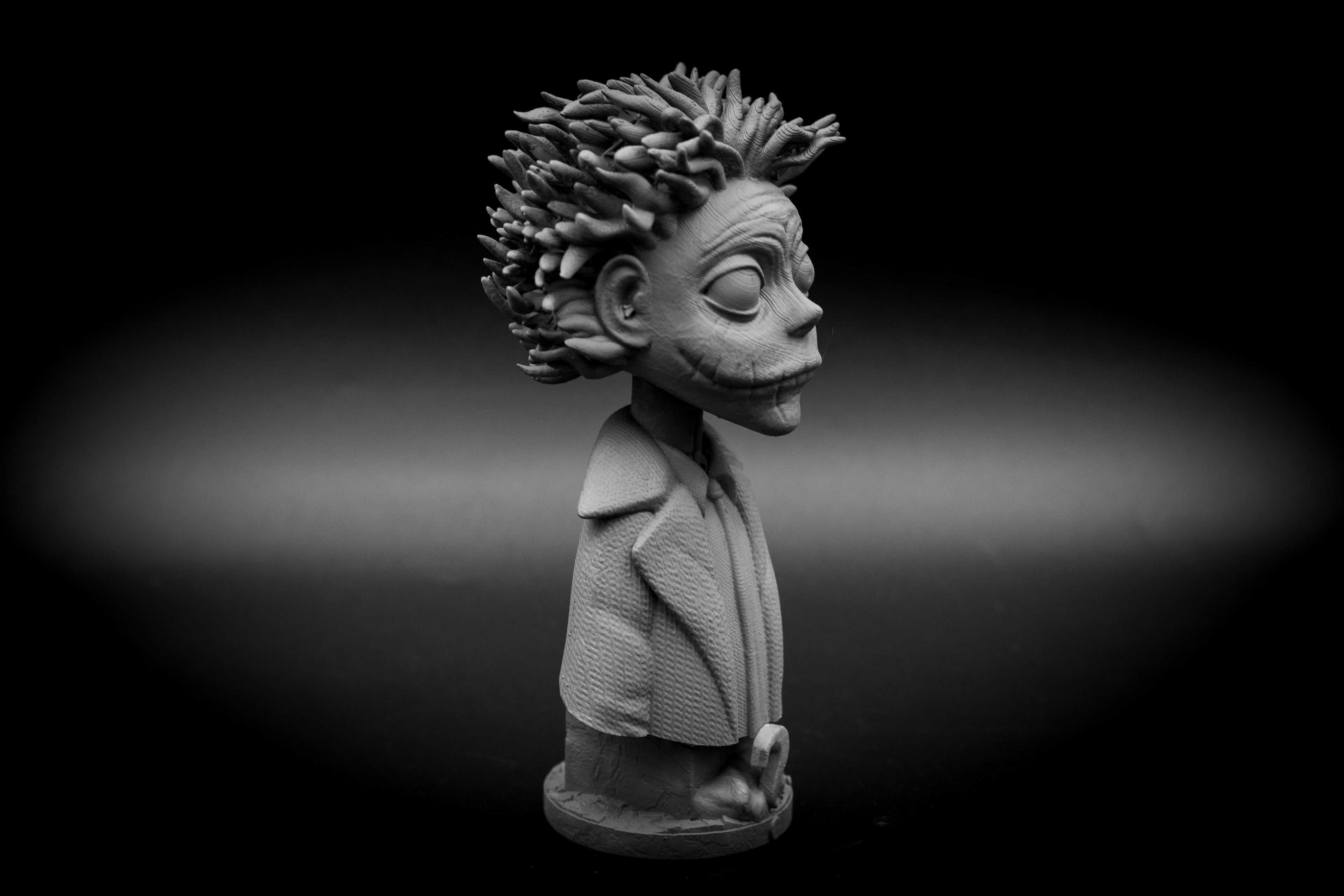 Riddler Bust Claymation (Pre Supported) 3d model