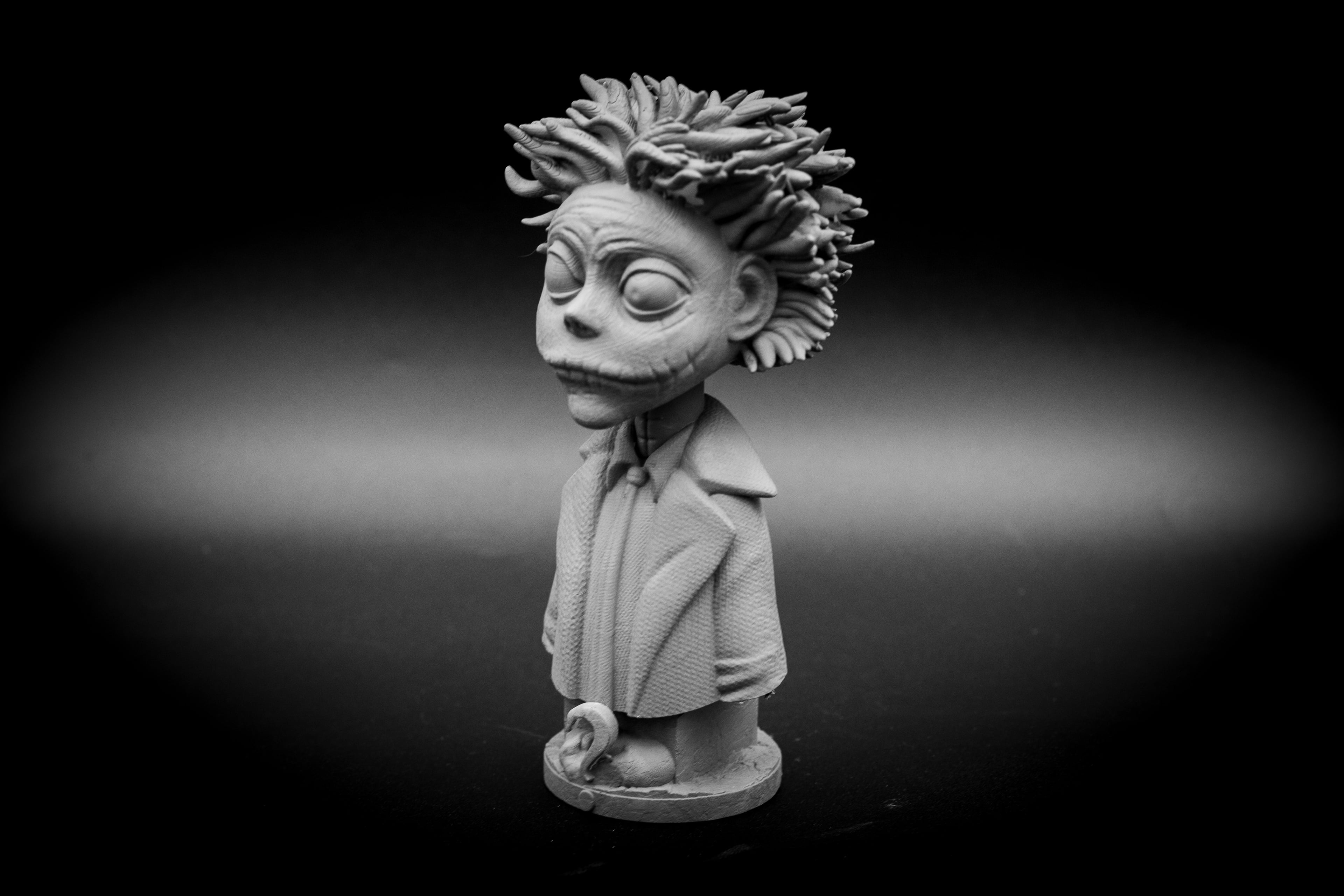 Riddler Bust Claymation (Pre Supported) 3d model
