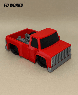 Stylized Mech Vehicle Series 01 - Square Body Truck 3d model