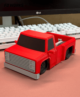 Stylized Mech Vehicle Series 01 - Square Body Truck 3d model