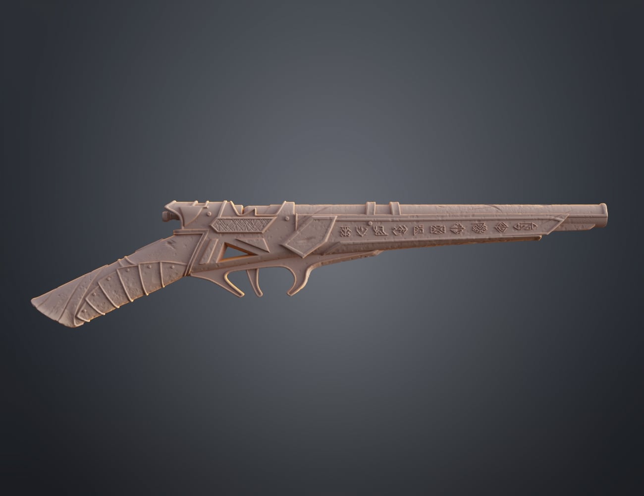 Expedition 33 - Gustave gun 3d model