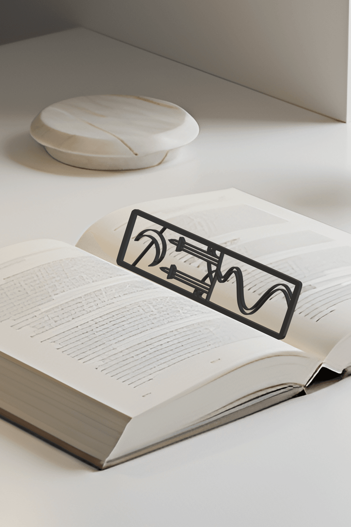 Lighthouse Bookmark, Gift Idea 3d model
