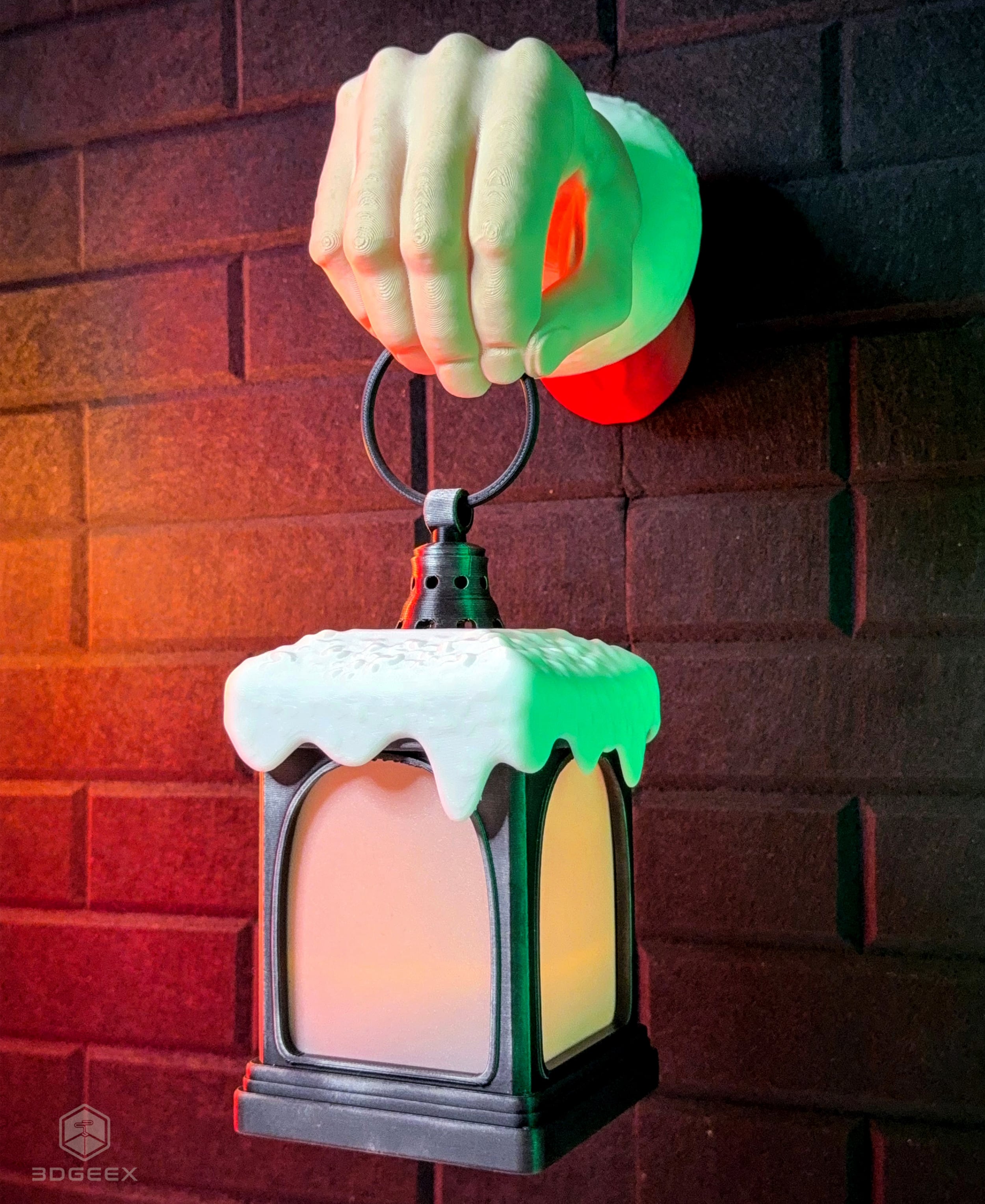 Santa Lantern Holder 3d model