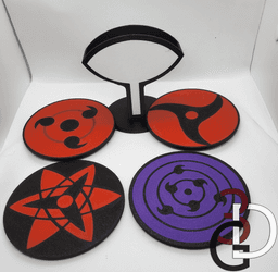 Uchiha coaster holder 3d model