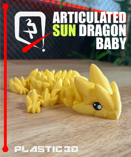 BABY Sun Dragon — The Solar Flare Sentinel 3d model