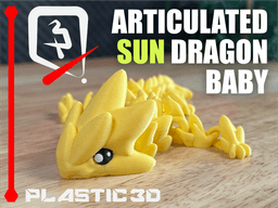 BABY Sun Dragon — The Solar Flare Sentinel 3d model