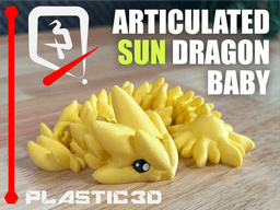 BABY Sun Dragon — The Solar Flare Sentinel 3d model
