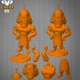 Kronk Chibi STL for 3D Printing ChibiSTL 3DXM 3d model