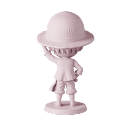Luffy One Piece – Free Sample STL Fan Art Figure | Full 8-Character Bundle on Profile 3d model