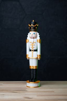 Ornate Nutcracker - FREE Christmas Kit | No Supports, No AMS, No Glue 3d model