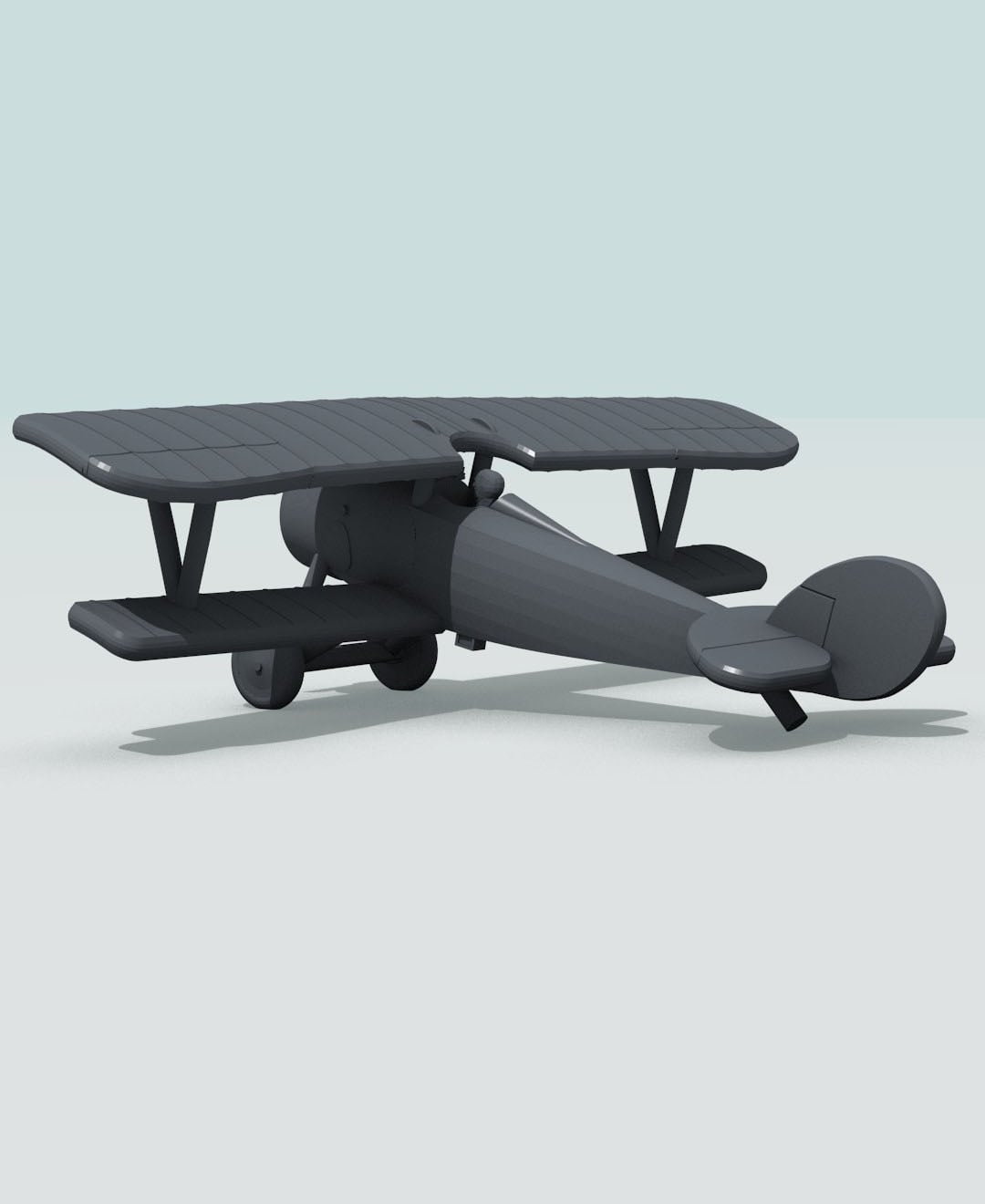 1:144 Nieuport 27 (Vickers) 3d model