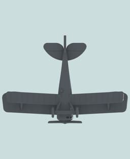 1:144 Nieuport 27 (Vickers) 3d model