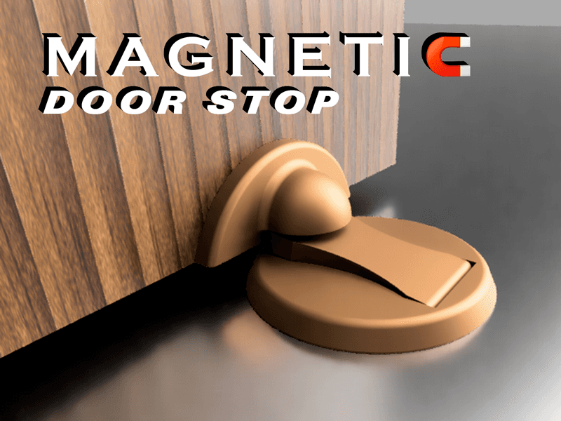 MAGNETIC DOOR STOP 3d model