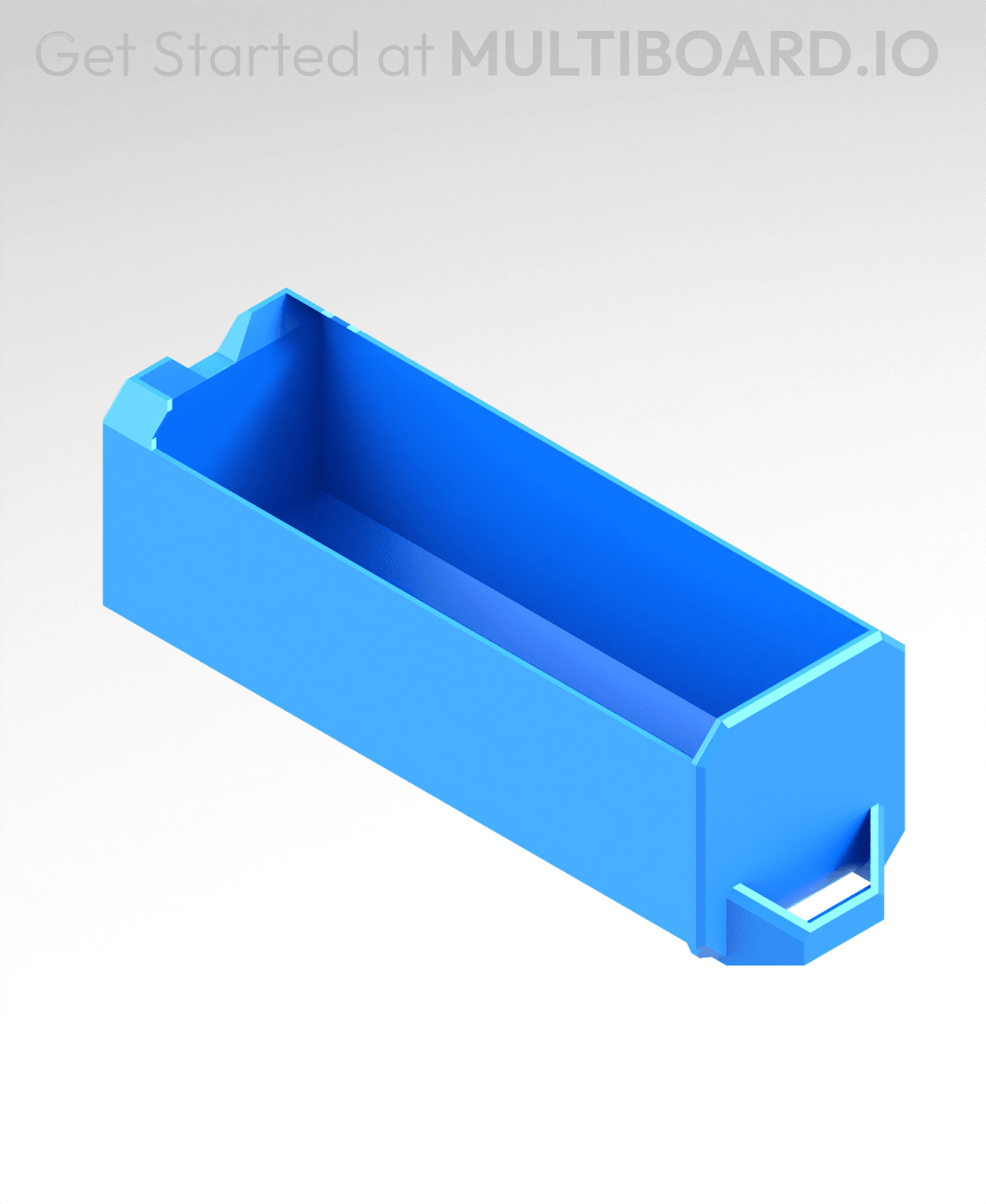 1x1x2.5 LU - Magnetic - Simple Multibin Drawer 3d model