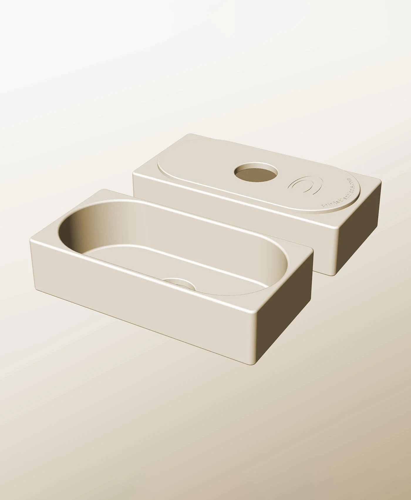 CX96-50-P Modular pierced component container modern decor 3d model