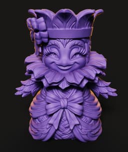 Forest Spirit Vase STL | Fantasy Bust 3D Print | HighDetail 3d model