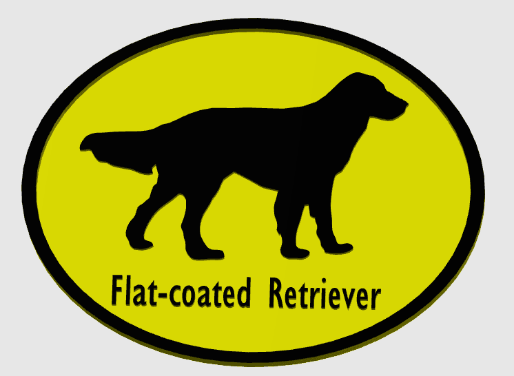 Retriever Dog Breed Plaque  3d model