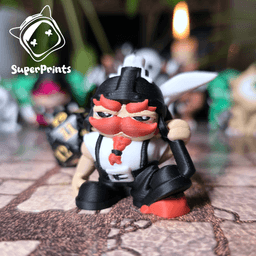 Dwarf Miner - Easy Multicolor FDM RPG Minis (No supports) 3d model