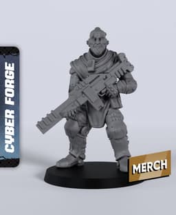 Tex - With Free Cyberpunk - Sci-Fi Gift Ideas for RPG and Wargamers 3d model