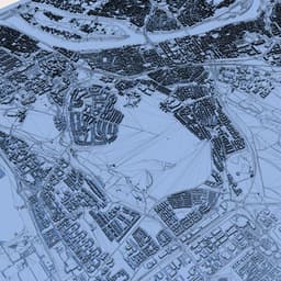Umeå City Sweden 3D Model - Scandinavian Urban Landscape - Printable Northern City 3d model