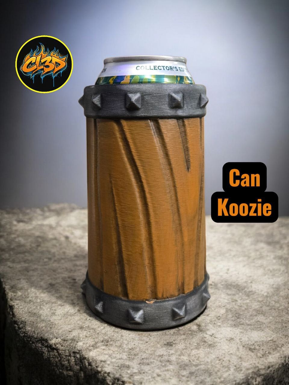 Simple Wood Koozie 3d model